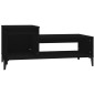 vidaXL Couchtisch Schwarz 100x50x45 cm Holzwerkstoff vidaXL Couchtisch Schwarz 100x50x45 cm Holzwerkstoff