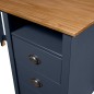 vidaXL Schreibtisch Hill mit 3 Schubladen Grau 120x50x74cm Kiefernholz vidaXL Schreibtisch Hill mit 3 Schubladen Grau 120x50x74cm Kiefernholz