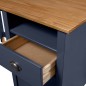 vidaXL Schreibtisch Hill mit 3 Schubladen Grau 120x50x74cm Kiefernholz vidaXL Schreibtisch Hill mit 3 Schubladen Grau 120x50x74cm Kiefernholz