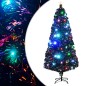 vidaXL Künstlicher Weihnachtsbaum mit Ständer/LED 180 cm Fiberoptik vidaXL Künstlicher Weihnachtsbaum mit Ständer/LED 180 cm Fiberoptik