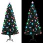 vidaXL Künstlicher Weihnachtsbaum mit Ständer/LED 180 cm Fiberoptik vidaXL Künstlicher Weihnachtsbaum mit Ständer/LED 180 cm Fiberoptik