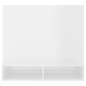 vidaXL TV-Wandschrank Hochglanz-Weiß 102x23,5x90 cm Holzwerkstoff vidaXL TV-Wandschrank Hochglanz-Weiß 102x23,5x90 cm Holzwerkstoff