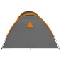 vidaXL Camping-Zelt Iglu 650x240x190 cm 8 Personen Grau und Orange vidaXL Camping-Zelt Iglu 650x240x190 cm 8 Personen Grau und Orange