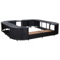 vidaXL Whirlpool-Umrandung Quadratisch Schwarz 268x268x55 Poly Rattan vidaXL Whirlpool-Umrandung Quadratisch Schwarz 268x268x55 Poly Rattan