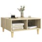 vidaXL Couchtisch Sonoma-Eiche 60x60x30 cm Holzwerkstoff vidaXL Couchtisch Sonoma-Eiche 60x60x30 cm Holzwerkstoff