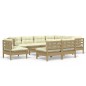 vidaXL 10-tlg. Garten-Lounge-Set mit Kissen Honigbraun Kiefernholz vidaXL 10-tlg. Garten-Lounge-Set mit Kissen Honigbraun Kiefernholz