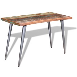 vidaXL Esstisch Altholz Massiv 120x60x76 cm