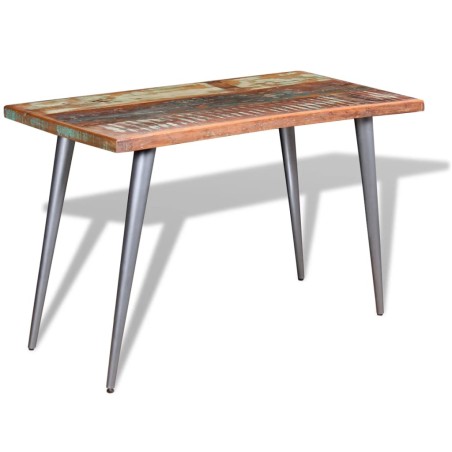 vidaXL Esstisch Altholz Massiv 120x60x76 cm