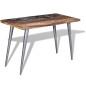 vidaXL Esstisch Altholz Massiv 120x60x76 cm vidaXL Esstisch Altholz Massiv 120x60x76 cm