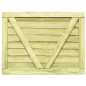 vidaXL Gartentor Imprägniertes Kiefernholz 75x100 cm vidaXL Gartentor Imprägniertes Kiefernholz 75x100 cm