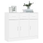 vidaXL Sideboard Weiß 91x28x75 cm Holzwerkstoff vidaXL Sideboard Weiß 91x28x75 cm Holzwerkstoff