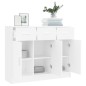 vidaXL Sideboard Weiß 91x28x75 cm Holzwerkstoff vidaXL Sideboard Weiß 91x28x75 cm Holzwerkstoff