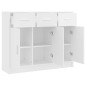 vidaXL Sideboard Weiß 91x28x75 cm Holzwerkstoff vidaXL Sideboard Weiß 91x28x75 cm Holzwerkstoff