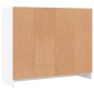 vidaXL Sideboard Weiß 91x28x75 cm Holzwerkstoff vidaXL Sideboard Weiß 91x28x75 cm Holzwerkstoff