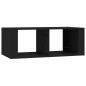 vidaXL Couchtisch Schwarz 100x50x36 cm Holzwerkstoff vidaXL Couchtisch Schwarz 100x50x36 cm Holzwerkstoff