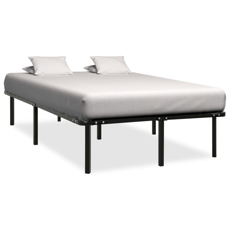 vidaXL Bettgestell Schwarz Metall 180×200 cm vidaXL Bettgestell Schwarz Metall 180×200 cm