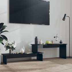 vidaXL TV-Schrank Hochglanz-Schwarz 180x30x43 cm Holzwerkstoff