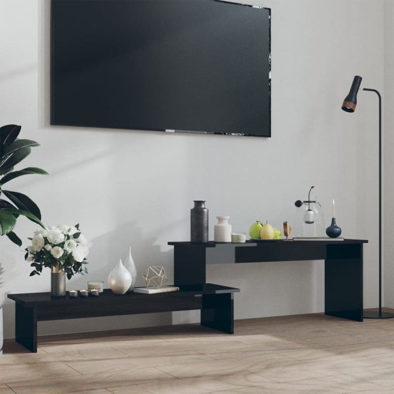 vidaXL TV-Schrank Hochglanz-Schwarz 180x30x43 cm Holzwerkstoff vidaXL TV-Schrank Hochglanz-Schwarz 180x30x43 cm Holzwerkstoff