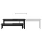 vidaXL TV-Schrank Hochglanz-Schwarz 180x30x43 cm Holzwerkstoff vidaXL TV-Schrank Hochglanz-Schwarz 180x30x43 cm Holzwerkstoff