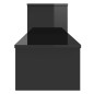 vidaXL TV-Schrank Hochglanz-Schwarz 180x30x43 cm Holzwerkstoff vidaXL TV-Schrank Hochglanz-Schwarz 180x30x43 cm Holzwerkstoff