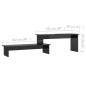 vidaXL TV-Schrank Hochglanz-Schwarz 180x30x43 cm Holzwerkstoff vidaXL TV-Schrank Hochglanz-Schwarz 180x30x43 cm Holzwerkstoff