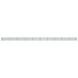 vidaXL Maschendrahtzaun mit Bodenflansch Grün 1x25 m