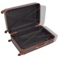 vidaXL Vierteiliges Hartschalen-Trolley-Set Kaffeebraun vidaXL Vierteiliges Hartschalen-Trolley-Set Kaffeebraun
