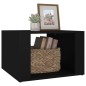 vidaXL Nachttisch Schwarz 57x55x36 cm Holzwerkstoff vidaXL Nachttisch Schwarz 57x55x36 cm Holzwerkstoff