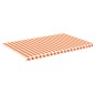 vidaXL Markisenbespannung Gelb und Orange 5x3 m vidaXL Markisenbespannung Gelb und Orange 5x3 m
