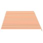 vidaXL Markisenbespannung Gelb und Orange 5x3 m vidaXL Markisenbespannung Gelb und Orange 5x3 m