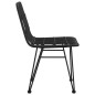 vidaXL Gartenstühle 2 Stk. Schwarz 48x62x84 cm PE-Rattan vidaXL Gartenstühle 2 Stk. Schwarz 48x62x84 cm PE-Rattan