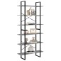 vidaXL Hochschrank Grau Sonoma 100x30x210 cm Holzwerkstoff vidaXL Hochschrank Grau Sonoma 100x30x210 cm Holzwerkstoff
