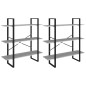 vidaXL Hochschrank Grau Sonoma 100x30x210 cm Holzwerkstoff vidaXL Hochschrank Grau Sonoma 100x30x210 cm Holzwerkstoff
