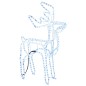 vidaXL LED-Silhouette Rentier Kaltweiß 76x42x87 cm vidaXL LED-Silhouette Rentier Kaltweiß 76x42x87 cm