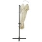 vidaXL Ampelschirm mit Lüftung Sandfarben 250x250 cm vidaXL Ampelschirm mit Lüftung Sandfarben 250x250 cm
