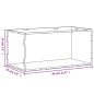 vidaXL Vitrine Transparent 30x15x14 cm Acryl vidaXL Vitrine Transparent 30x15x14 cm Acryl
