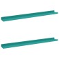 vidaXL Wandregale 2 Stk. Blau 80x9x3 cm vidaXL Wandregale 2 Stk. Blau 80x9x3 cm