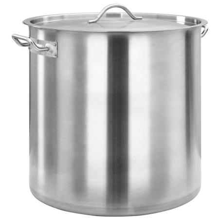 vidaXL Suppentopf 71 L 45×45 cm Edelstahl