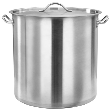vidaXL Suppentopf 71 L 45×45 cm Edelstahl