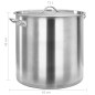 vidaXL Suppentopf 71 L 45×45 cm Edelstahl vidaXL Suppentopf 71 L 45×45 cm Edelstahl