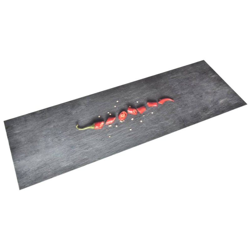 vidaXL Küchenbodenmatte Waschbar Pfeffer 60x180 cm vidaXL Küchenbodenmatte Waschbar Pfeffer 60x180 cm