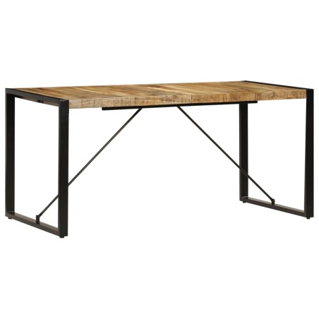 vidaXL Esstisch 160 x 80 x 75 cm Mangoholz Massiv