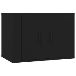 vidaXL TV-Wandschrank Schwarz 57x34,5x40 cm