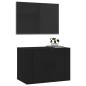 vidaXL TV-Wandschrank Schwarz 57x34,5x40 cm vidaXL TV-Wandschrank Schwarz 57x34,5x40 cm
