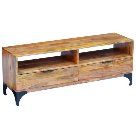 vidaXL Fernsehtisch Mangoholz 120x35x45 cm