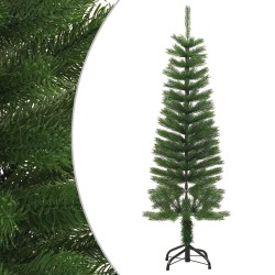 vidaXL Künstlicher Weihnachtsbaum mit Ständer Schlank 120 cm PE