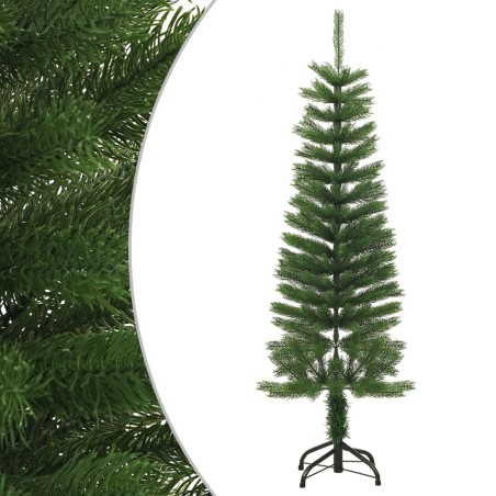 vidaXL Künstlicher Weihnachtsbaum mit Ständer Schlank 120 cm PE