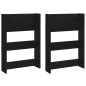 vidaXL Wand-Schuhschränke 2 Stk. Schwarz 60x18x90 cm Holzwerkstoff vidaXL Wand-Schuhschränke 2 Stk. Schwarz 60x18x90 cm Holzwerkstoff