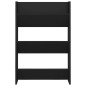vidaXL Wand-Schuhschränke 2 Stk. Schwarz 60x18x90 cm Holzwerkstoff vidaXL Wand-Schuhschränke 2 Stk. Schwarz 60x18x90 cm Holzwerkstoff