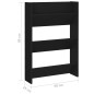 vidaXL Wand-Schuhschränke 2 Stk. Schwarz 60x18x90 cm Holzwerkstoff vidaXL Wand-Schuhschränke 2 Stk. Schwarz 60x18x90 cm Holzwerkstoff